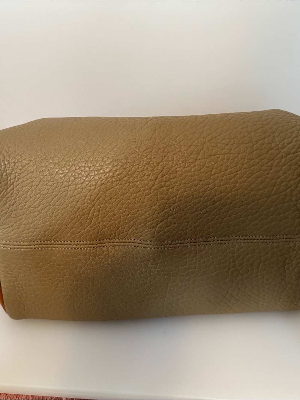 VINTAGE EUC Dooney & Bourke Made in USA Taupe AWL Satchel - Picture 3 of 13